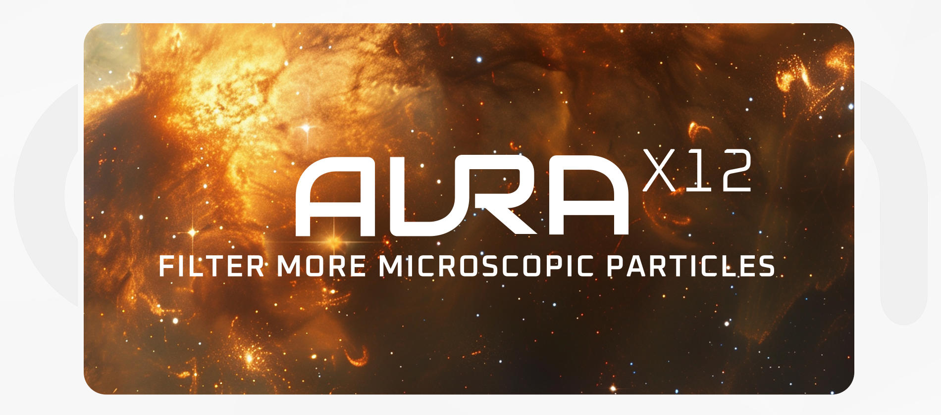 AURA X12 filter more water UF membrane microscopic