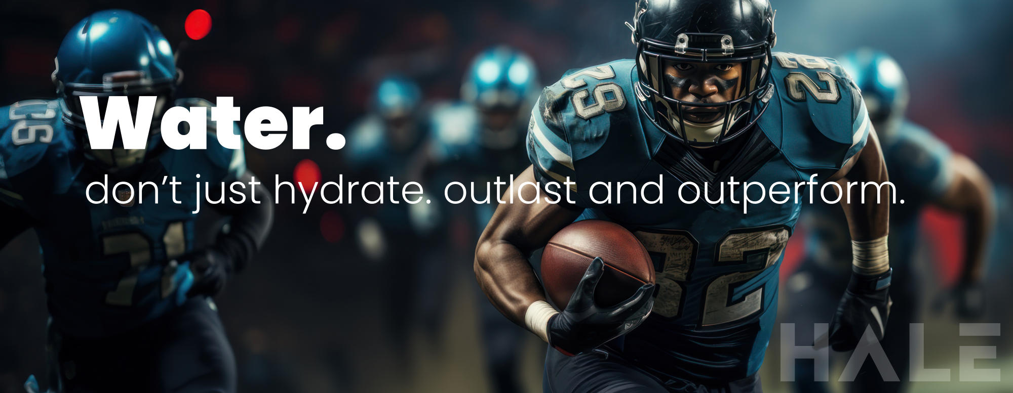 american football water consumption