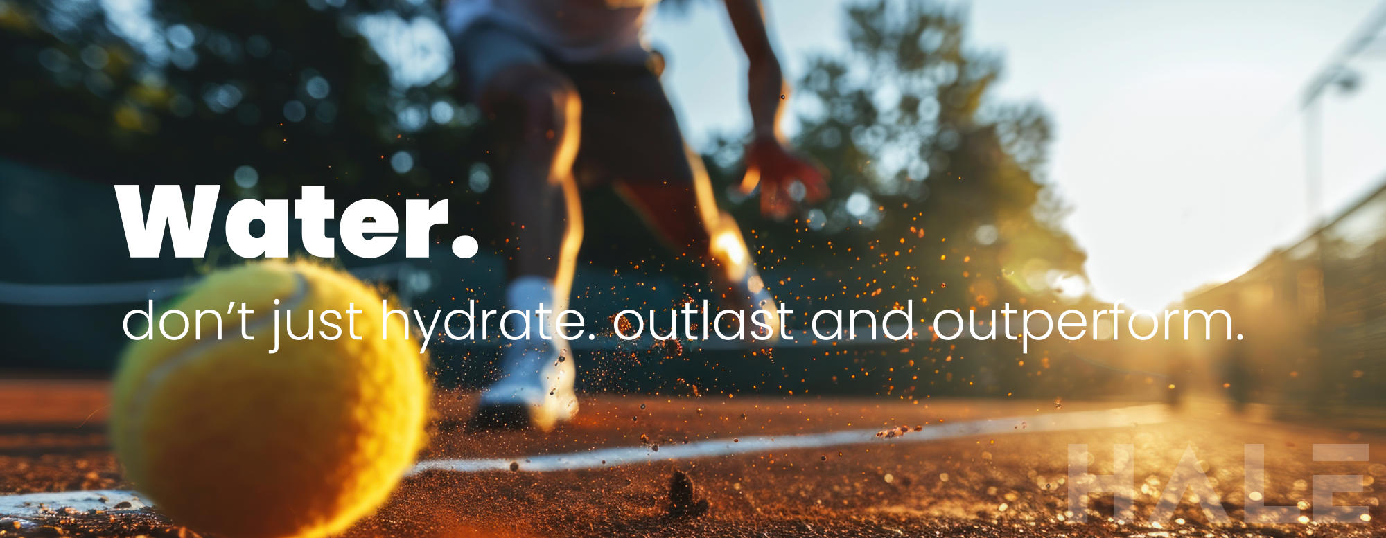 tennis water consumption