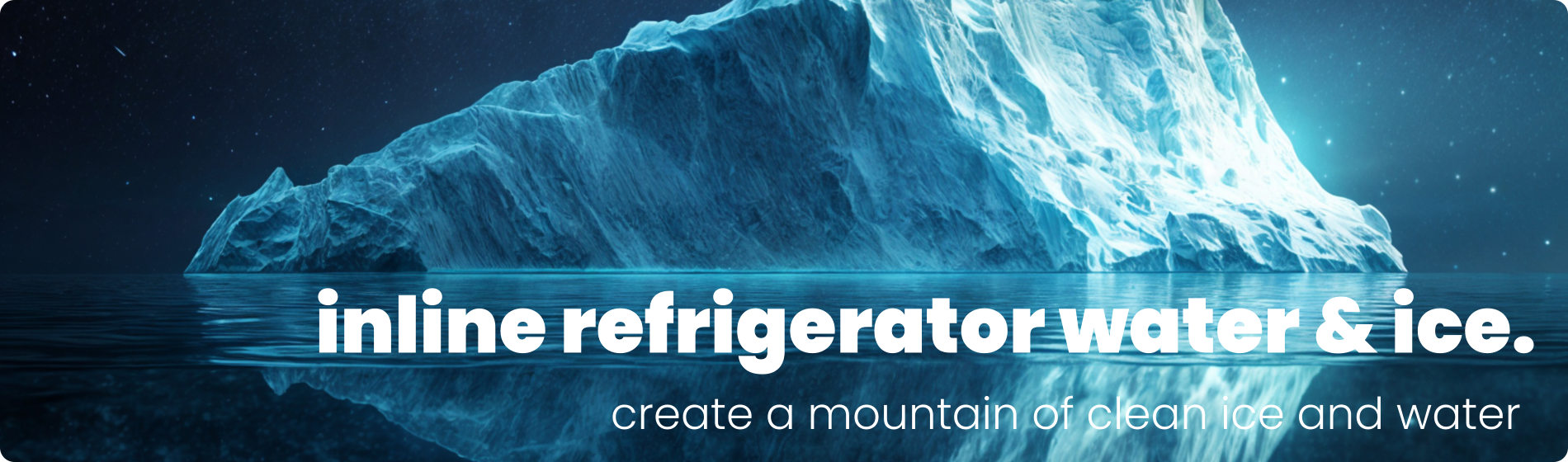 inline refrigerator ice water filter