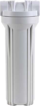 Crisp water filter housing under sink