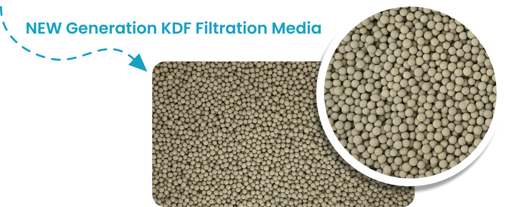 CuZn Waslix new generation KDF water filtration media