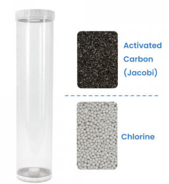 45x20 Chlorine with Activated Carbon adsorption